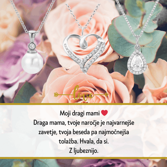 Posebno darilo za materinski dan - personalizirani nakit, ki mamici vsak dan pokaže, koliko vam pomeni